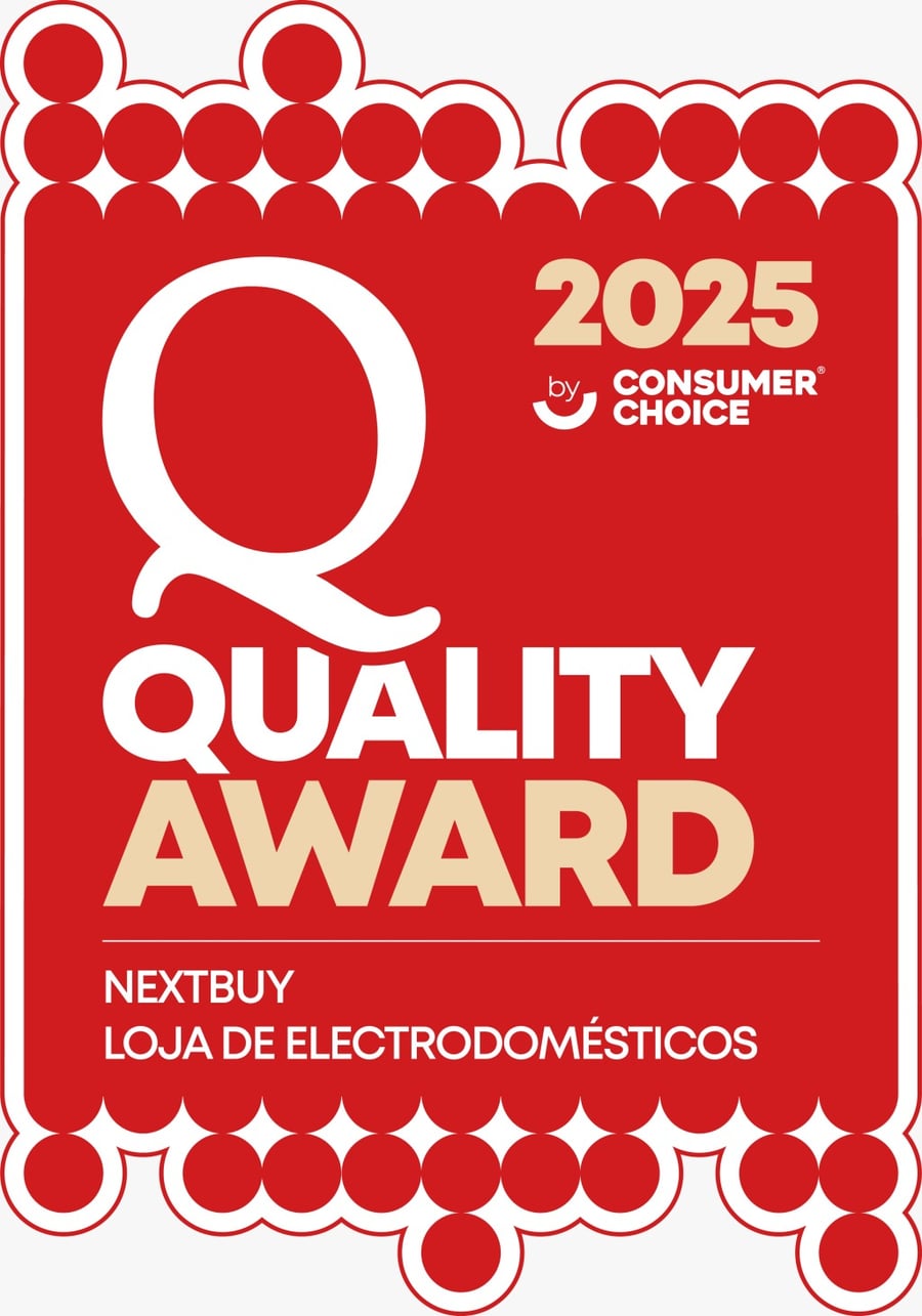 Quality Award 2025 by Consumer Choice — NextBuy Loja de Electrodomésticos